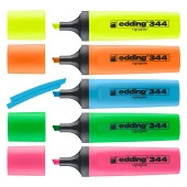 Edding 344 Highlighter Fosforlu İşaretleme Kalemi 5 RENK SET thumbnail 2