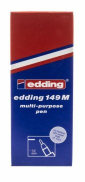 Edding Asetat Kalemi Silgili E-149M Mavi 10 Lu - 7