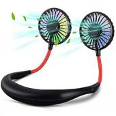 Boyun Askılı Kablosuz Şarjlı Taşınabilir Mini Fan Vantilatör - 1