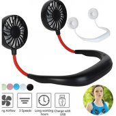 Boyun Askılı Kablosuz Şarjlı Taşınabilir Mini Fan Vantilatör - 3