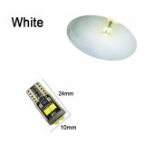 Dekoratif led ampul T10-6SMD 3030 CANBUS 12V çift beyaz / LAAM865 - 2
