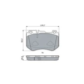 Mercedes C180 0986494777 ÖN FREN BALATASI BOSCH - 1