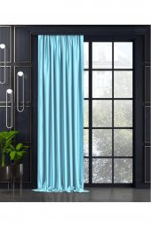 Demor Home Tatlı Mavi Karartma, Güneşlik, Blackout Fon Perde - 2