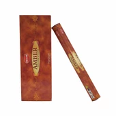 HEM Amber  Kokulu Çubuk Tütsü 1 Kutu (20 Çubuk) - 1