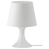 Beyaz Renk Abajur IKEA 40 W MeridyenDukkan 29 Cm Masa Lambası Abajur - 1