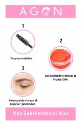 Agon Kaş Şekillendirici Sabitleyici Wax 50 ML - 4