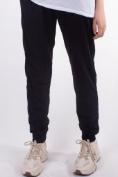 Kinetix SN86 Basıc jogger Siyah Günlük Pamuklu Kadın Alt Eşofman - 2