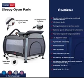 TommyBaby Sleepy Oyun Parkı Park Yatak Beşik 70x110 - 1