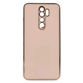 Gpack Xiaomi Redmi Note 8 Pro Kılıf Bark Parlak Silikon Renkli Kenarları Rose - 5