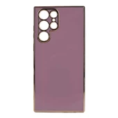 Gpack Samsung Galaxy S22 Ultra Kılıf Bark Parlak Silikon Renkli Kenarları Rose - 6