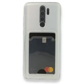Gpack Xiaomi Redmi Note 8 Pro Kılıf 1 Adet Kartlıklı Şeffaf Silikon Lüx Korumalı - 1