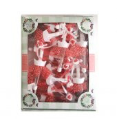 KINA SÜSLÜ ŞEMSİYE KUTU KIRMIZI 20 ADET thumbnail 1