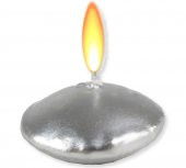 MUM TEALIGHT YÜZEN MUM GÜMÜŞ 20 ADET - 2