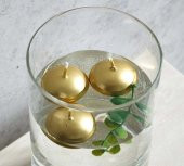 MUM TEALIGHT YÜZEN MUM ALTIN 20 ADET - 1