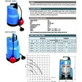 Sumak SDF10 Dalgıç Pompa 0.85Hp 1.1/4  - Temiz Su - 2