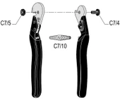 Felco CDO Tel Kesme Makası Komando 19.5cm - 2