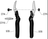 Felco CP Çok Amaçlı Pratik Sac Makası 20.5cm - 2