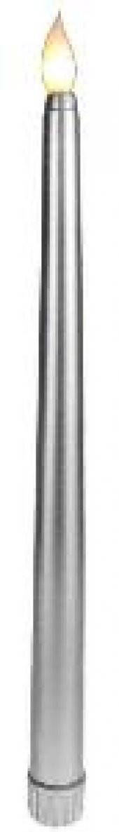 MUM ŞAMDANLIK LED IŞIKLI GÜMÜŞ 1 ADET thumbnail 1