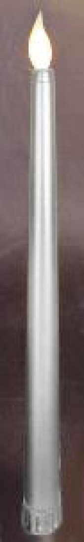 MUM ŞAMDANLIK LED IŞIKLI GÜMÜŞ 1 ADET thumbnail 2