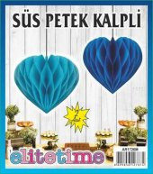 SÜS PONPON KALPLİ MAVİ 2Lİ SET 1 PAKET - 1
