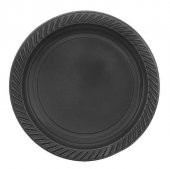 TABAK YUVARLAK 22 CM SİYAH 25 ADET - 1
