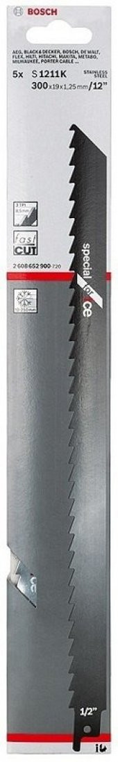 Bosch S1211K Et Kemik Testere Bıçağı Paslanmaz 300mm 12 - 1