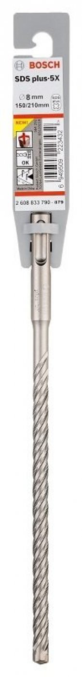 Bosch SDS-Plus 5X Matkap Uç 8x150x210mm Taş ve Beton - 1