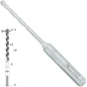 Bosch SDS-Plus-1 Matkap Uç 4x50x110mm Taş Beton thumbnail 1