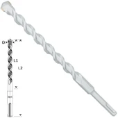 Bosch SDS-Plus-1 Matkap Uç 18x200x260mm Taş Beton - 1