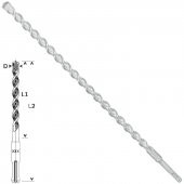 Bosch SDS-Plus-1 Matkap Uç 16x400x460mm Taş Beton - 1