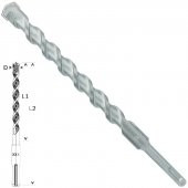 Bosch SDS-Plus-1 Matkap Uç 20x200x260mm Taş Beton - 1