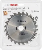 Bosch Optiline Eco Daire Testere Bıçağı 190mm 24Diş Ahşap - 2
