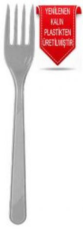 ÇATAL LÜKS GÜMÜŞ 25 ADET 1 PAKET thumbnail 2