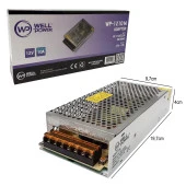 WELLPOWER ADAPTÖR 12V 10A METAL KASA WP-1210M - 1
