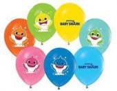BABY SHARK BALON PASTEL RENKLER 100 ADET - 1