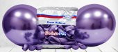 BALON KROM PARLAK 12 İNC VİOLET MOR 50 ADET - 4