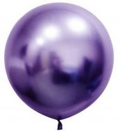 BALON KROM PARLAK JUMBO 24 İNC MOR 3 ADET - 2