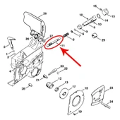 Stihl 1111-647-0601 Yağ Dişli Mili - Stihl 050, 051, 076, TS50 thumbnail 2