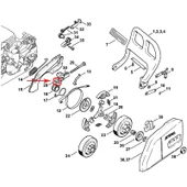 Stihl 1120-664-1500 Zincir Germe Palaya Geçen - Stihl MS170, MS210, MS230, MSE140 thumbnail 2