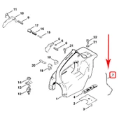 Stihl 1108-182-1500 Gaz Teli - Stihl 08, TS08, TS350 thumbnail 2