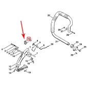 Stihl 9211-260-1430 Stop Düğme Somunu M12x0.75 - Stihl 041, 045, 048, 050, 051, 056, 070, 090 thumbnail 2