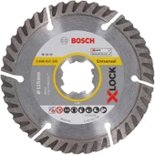 Bosch - X-LOCK - Standard Seri Genel Yapı Malzemeleri İçin Elmas Kesme Diski 115 mm - 2