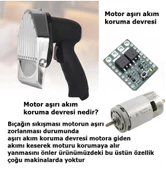 Elektirikli Döner Kesme Makinasi+Tavuk Döner Kesme Bıçağı+Motor Koruma Devreli - 3