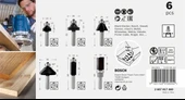 Bosch Pro Freze Seti 6'lı Karışık 8mm Şaftlı - 2