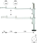 Osaka OSI 570 Paralel Kol 570mm - 1