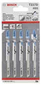 Bosch - Aluminyum İçin T 227 D Dekupaj Testeresi Bıçağı - 5'Li Paket - 2