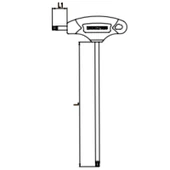 İzeltaş 4909 T Tipi Torx Allen Anahtar T9 - 2