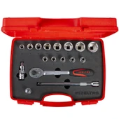 İzeltaş 1113 Altı Köşe Lokma Anahtar Takımı 17 Parça 1/2'' - 1