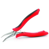 İzeltaş 3556 Elektronikçi Sivri Uçlu Eğri Kargaburun 150mm - 1