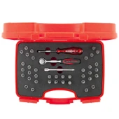 İzeltaş 1107 Bits Uçlu Lokma Anahtar Takımı 1/4'' 42 Parça - 1